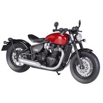 Modelo de motocicleta Triumph Bonneville Bobber 1/12 Scale Red