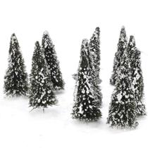 Modelo de paisagem de paisagem, árvores de cedro, Tiuimk, 10 unidades, 8 cm