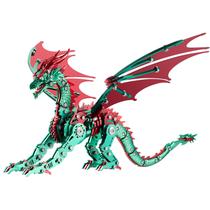 Modelo de pterossauro LONGPIN 3D Metal Dragon Puzzle para adultos
