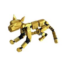 Modelo de PVC impresso em 3D do boneco de ação Robot Dog Lucky T13