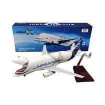 Modelo De Resina Diecast A330 Beluga Airways 42cm Escala 1:150 Com Compartimento De Carga Abrível E Modelo De Resina Diecast A330 Beluga Airways 42cm Escala 1:150 Com Compartimento De Carga Abrível E