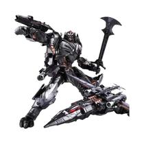 Modelo De Robô Transformável Em Liga Metálica Wei Knight Megatro Optimus Commander 2 Em 1 Carro