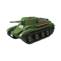 Modelo De Tanque Militar Valentine 469 Peças, Blocos De Construção Da Segunda Guerra Mundial,
