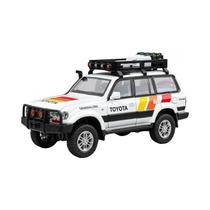 Modelo De Veículo Off-road Em Escala 1:24 Land Cruiser LC80 SUV Em Liga De Metal Para Exibição