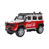 Modelo De Veículo Off-Road Em Liga Metálica Coca-Cola Escala 1:24 Com Som, Luz E Amortecimento, Modelo De Veículo Off-Road Em Liga Metálica Coca-Cola Escala 1:24 Com Som, Luz E Amortecimento,