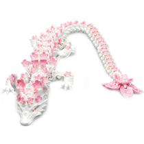 Modelo decorativo de dragão Cherry Blossom 30 cm impresso em 3D Modelo decorativo de dragão Cherry Blossom 30 cm impresso em 3D