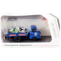 Modelo Diecast Schuco Hanomag Kurier Vespa Service 1:87 Modelo Diecast Schuco Hanomag Kurier Vespa Service 1:87