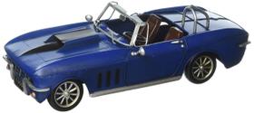 Modelo em escala de metal Old Modern Handicrafts Blue Corvette Modelo em escala de metal Old Modern Handicrafts Blue Corvette