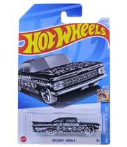 Modelo fundido sob pressão Hot Wheels 59 Chevy Impala Black 1:64 Modelo fundido sob pressão Hot Wheels 59 Chevy Impala Black 1:64