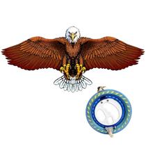 Modelo Kite Flying Hoofer Eagle com bobina de corda de 198 m Modelo Kite Flying Hoofer Eagle com bobina de corda de 198 m