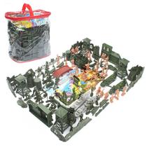 Modelo militar Toy ikasus 140 peças de plástico para homens do exército