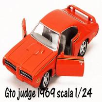 Modelo Miniatura Carro Pontiac Gto Judge 1969