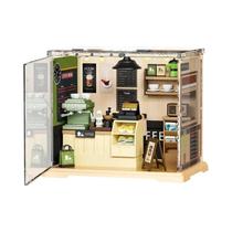 Modelo Miniatura De Cafeteria Para Casa De Bonecas, Quarto, Cozinha, Loja DIY, Presente De
