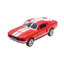 Modelo Miniatura De Carro Clássico Ford Mustang GT 1967 GT500 Em Escala 1:32, Brinquedo De Metal Com