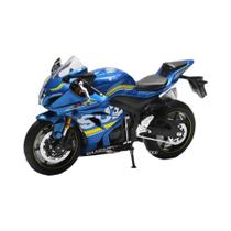 Modelo Miniatura De Motocicletas SUZUKI GSX-R1000 E BMW R1250 GS Em Escala 1:12 Com Absorção De