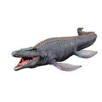 Modelo realista de grande mosassauro, playset com modelo de dinossauro realista