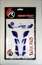 Modelo Tankpad Branco Com Azul R3 Yamaha
