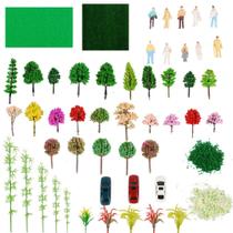 Modelo: Train Scenery Architecture, Pessoas, Carros,