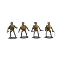 Modelos Colecionáveis Retrô Das Tartarugas Ninja: Figuras De Ação Em 4 Estilos Com Base Para Modelos Colecionáveis Retrô Das Tartarugas Ninja: Figuras De Ação Em 4 Estilos Com Base Para