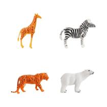 Modelos De Animais Realistas Para Crianças: Leopardo, Tigre, Leão, Elefante, Zebra Figuras Ocas Modelos De Animais Realistas Para Crianças: Leopardo, Tigre, Leão, Elefante, Zebra Figuras Ocas