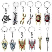 Modelos de armas do jogo de chaveiros Bone Shark, Sword, Shield Modelos de armas do jogo de chaveiros Bone Shark, Sword, Shield