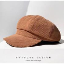 Modelos de Boina Gorro Chapéu Unissex Aveludada Com Forro Liso