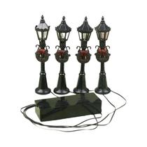 Modelos De Mini Luzes De Rua De Natal 4 Peças/Conjunto Acessórios Para Casa De Bonecas Modelos De Mini Luzes De Rua De Natal 4 Peças/Conjunto Acessórios Para Casa De Bonecas