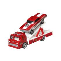 Modelos de transporte em equipe Toy Hot Wheels com carro componente