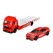 Modelos de transporte em equipe Toy Hot Wheels com carro componente