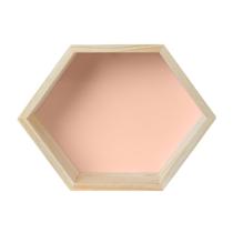 Modern Nicho em formato de Colmeia Rosa