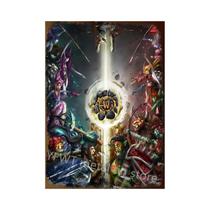 Modern World of Warcraft Jogo Metal Tin Sign Cartaz, Wall Art, Quarto, Estúdio, Decoração de casa