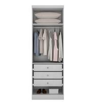 Modulado 2 Portas 3 Gavetas - Rizon-Branco - Móveis Novo Horizonte