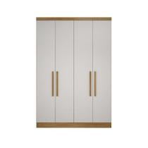 Modulado 4 Portas 3 Gavetas - Rizon-Cumaru off white - Móveis Novo Horizonte