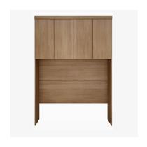 Modulado Aéreo Casal 4 Portas - Rizon-Cumaru - Móveis Novo Horizonte Modulado Aéreo Casal 4 Portas - Rizon-Cumaru - Móveis Novo Horizonte