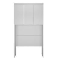 Modulado Aéreo Solteiro 3 Portas - Linea-Branco - Móveis Novo Horizonte Modulado Aéreo Solteiro 3 Portas - Linea-Branco - Móveis Novo Horizonte