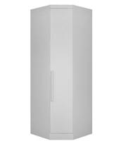 Modulado Canto Oblíquio 1 Porta - Rizon -Branco - Móveis Novo Horizonte