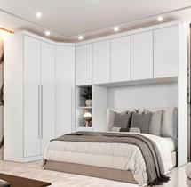 Modulado Casal 8 Portas 100%MDF Neve - Novo Horizonte Modulado Casal 8 Portas 100%MDF Neve - Novo Horizonte