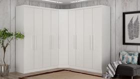 Modulado Closet Completo 9 Portas 6 Gav Linea Novo Horizonte