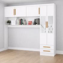 Modulado com aéreo 5 portas e espelho Velvet -Grand Line Modulado com aéreo 5 portas e espelho Velvet -Grand Line