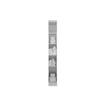 Modulado de Quarto Armário Cantoneira Rizon/Linea c/ 4 Prateleiras Neve - Novo Horizonte Modulado de Quarto Armário Cantoneira Rizon/Linea c/ 4 Prateleiras Neve - Novo Horizonte