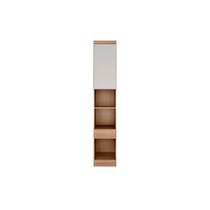 Modulado de Quarto Armário Mesa de Cabeceira Rizon/Linea c/ 1 Porta e 1 Gaveta Cumaru/Fendi 25 - Novo Horizonte Modulado de Quarto Armário Mesa de Cabeceira Rizon/Linea c/ 1 Porta e 1 Gaveta Cumaru/Fendi 25 - Novo Horizonte