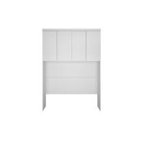 Modulado de Quarto Armário Ponte Aéreo Casal Rizon c/ 4 Portas Branco - Novo Horizonte Modulado de Quarto Armário Ponte Aéreo Casal Rizon c/ 4 Portas Branco - Novo Horizonte