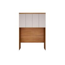 Modulado de Quarto Armário Ponte Aéreo Casal Rizon c/ 4 Portas Freijo Cumaru c/ Fendi - Novo Horizonte Modulado de Quarto Armário Ponte Aéreo Casal Rizon c/ 4 Portas Freijo Cumaru c/ Fendi - Novo Horizonte