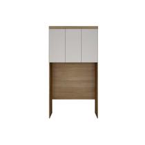 Modulado de Quarto Armário Ponte Aéreo Casal Rizon/Linea c/ 3 Portas Cumaru/Fendi 25 - Novo Horizonte Modulado de Quarto Armário Ponte Aéreo Casal Rizon/Linea c/ 3 Portas Cumaru/Fendi 25 - Novo Horizonte