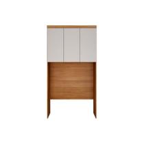 Modulado de Quarto Armário Ponte Aéreo Solteiro Rizon c/ 3 Portas Freijo Cumaru c/ Fendi - Novo Horizonte Modulado de Quarto Armário Ponte Aéreo Solteiro Rizon c/ 3 Portas Freijo Cumaru c/ Fendi - Novo Horizonte
