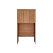 Modulado de Quarto Armário Ponte Aéreo Solteiro Rizon/Linea c/ 3 Portas Cumaru - Novo Horizonte Modulado de Quarto Armário Ponte Aéreo Solteiro Rizon/Linea c/ 3 Portas Cumaru - Novo Horizonte