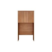 Modulado de Quarto Armário Ponte Aéreo Solteiro Rizon/Linea c/ 3 Portas Cumaru - Novo Horizonte Modulado de Quarto Armário Ponte Aéreo Solteiro Rizon/Linea c/ 3 Portas Cumaru - Novo Horizonte