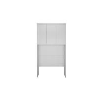 Modulado de Quarto Armário Ponte Aéreo Solteiro Rizon/Linea c/ 3 Portas Neve - Novo Horizonte Modulado de Quarto Armário Ponte Aéreo Solteiro Rizon/Linea c/ 3 Portas Neve - Novo Horizonte