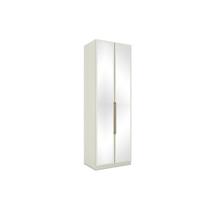 Modulado de Quarto Guarda Roupa c/ 2 Portas 3 Gavetas e Espelho MC04 Seletto Areia - Henn Modulado de Quarto Guarda Roupa c/ 2 Portas 3 Gavetas e Espelho MC04 Seletto Areia - Henn