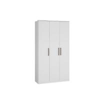 Modulado de Quarto Guarda Roupa Gold Bari c/ 3 Portas e 3 Gavetas Branco - Novo Horizonte